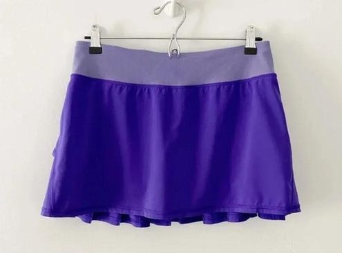 Lululemon Athletica Pace Setter Skirt in Bruised Berry/Wee Stripe Size 6  Reg Purple - $48 - From Romy