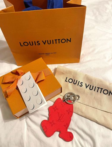 Louis Vuitton Red Bunny Charm and Key Holder - Yoogi's Closet