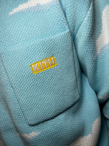 Kith x The Simpsons Cloud Intarsia Sweater | Light Blue| SIZE XL | Free  Shipping