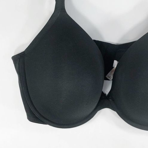 Cacique 46DDD Bra Black Plunge Plus Size Lane Bryant Cotton Adjustable 28 -  $23 - From Bailey