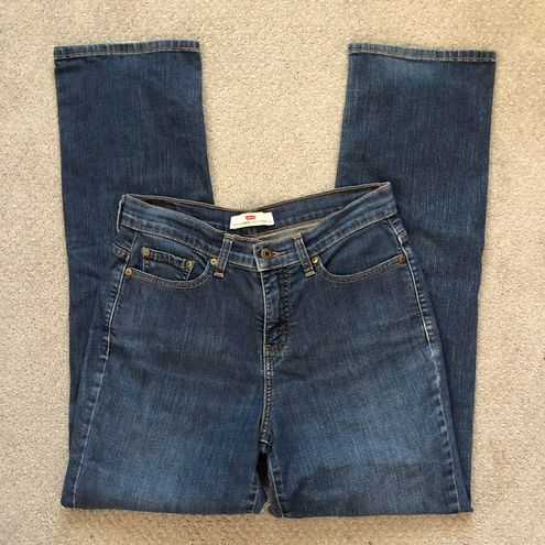 Levi's 512 Perfectly Slimming Straight Leg Jeans 8 Blue - $28 - From Charlie