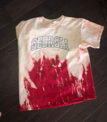 Georgia Bulldogs - Bleached Tee – Pretty Poppy Boutique