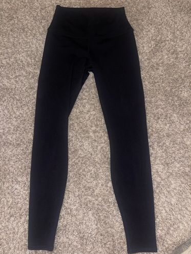 Alo yoga black airbrush leggings size XS