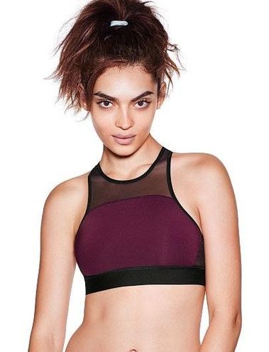PINK - Victoria's Secret Victoria's Secret Pink Ultimate High Neck Sports  Bra Black Size M - $13 (62% Off Retail) - From Isabella