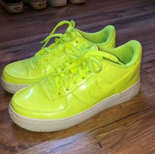 Nike Neon Yellow Air Force 1 Size 7 - $35 (65% Off Retail) - From