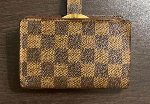 Louis Vuitton Damier Ebene Porte-Monnaie Viennois French Wallet