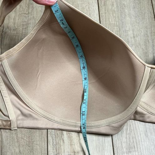 Cacique Satin No Wire Bra Tan Plus Size 48 DDD - $32 - From Janelle