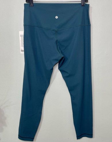 Lululemon Align High Rise Ribbed Pant Leggings Green Jasper 12 NWT - $97  New With Tags - From Marie