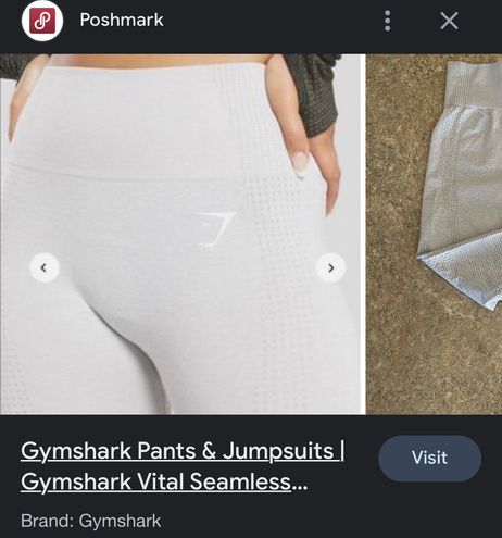 Gymshark Vital Seamless Legging Gray Size L - $20 (69% Off Retail