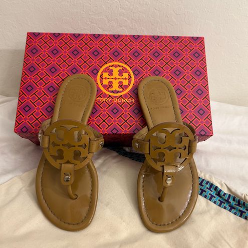 Tory Burch Miller Sandal - Tan Patent