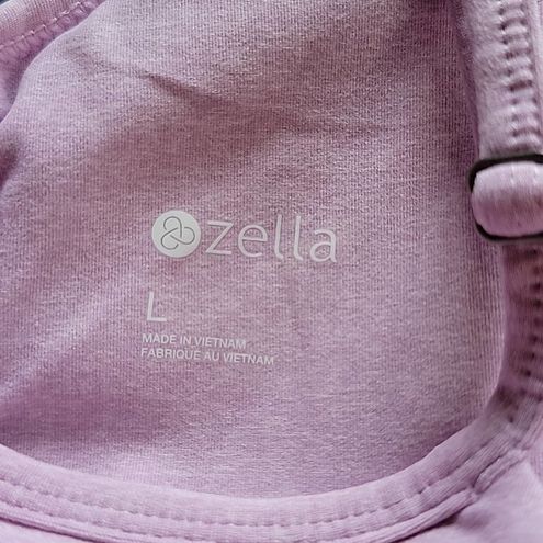 Zella Active Pink Gale Restore Soft Bralette Women's Sports Bra Size Large  - $30 New With Tags - From Thrift