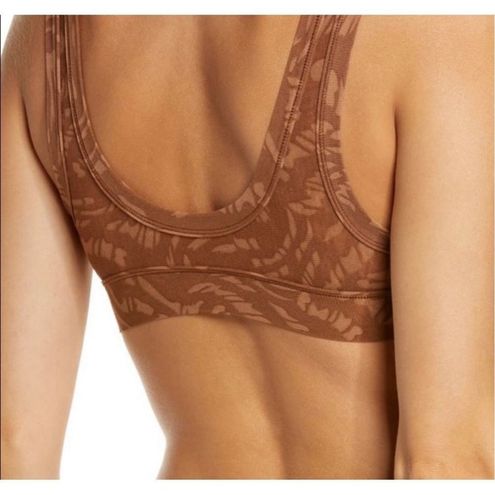 SKIMS Summer Mesh Plunge Bralette NWT LATTE SWIRL Size XXS - $35 - From  Cutie