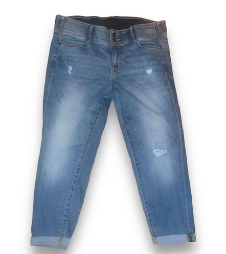 Apt. 9 Tummy Control Distressed Ankle Jeans Blue Size 16P - $25 - From  Valerie