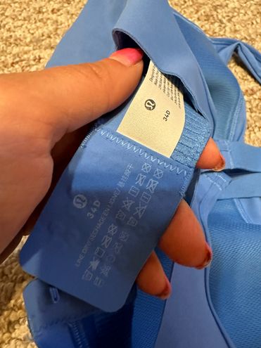 Lululemon All Powered Up Bra 34D Blue Size M - $34 New With Tags - From  Pandora