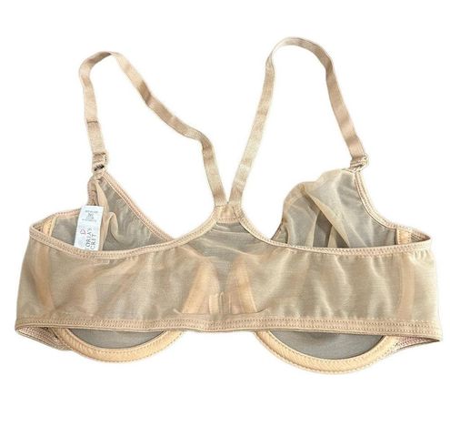 Victoria's Secret Vintage Dark Nude Sheer Mesh Underwire Bra Women's Size  34C - $30 - From Taylor