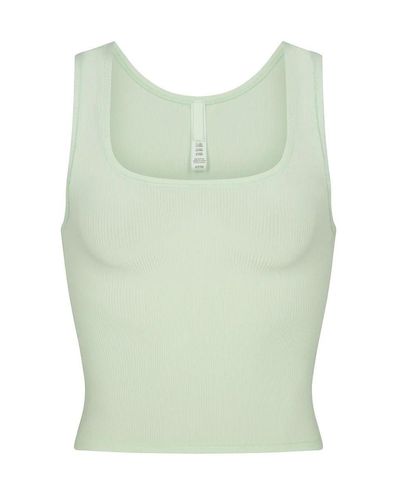 Skims Soft Lounge Tank In Honeydew