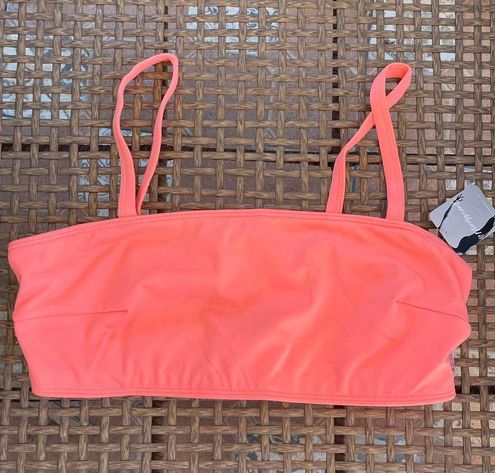 Free People Bright Coral Very Prairie Bra Size M - $35 New With