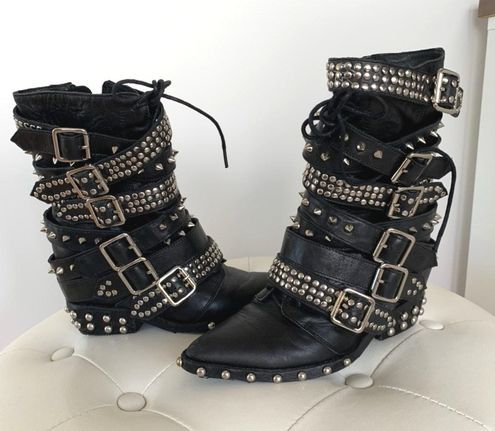 jeffrey campbell draco strapped stud boot