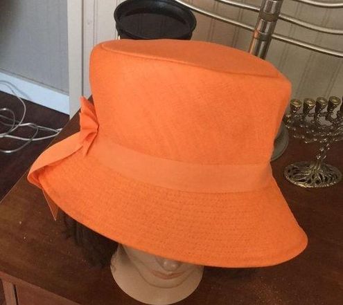 Vintage Brentshire Side Brim Women's Orange Hat - $28 - From Glenna