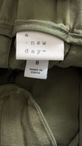 A New Day Cargo Pants Green Size 8 - $15 (53% Off Retail) - From N