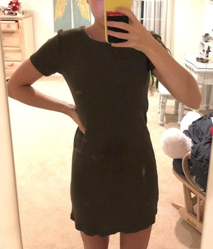 Brandy Melville Olive Green Tshirt Dress - $9 (67% Off Retail) - From Gianna