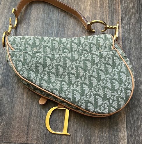 Christian Dior Vintage Koi Saddle Bag - Green Shoulder Bags, Handbags -  CHR245055