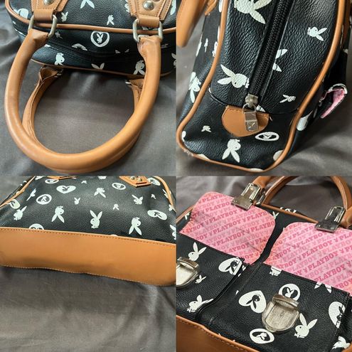 Playboy Black And White Monogram Manhattan Bag - $66 - From