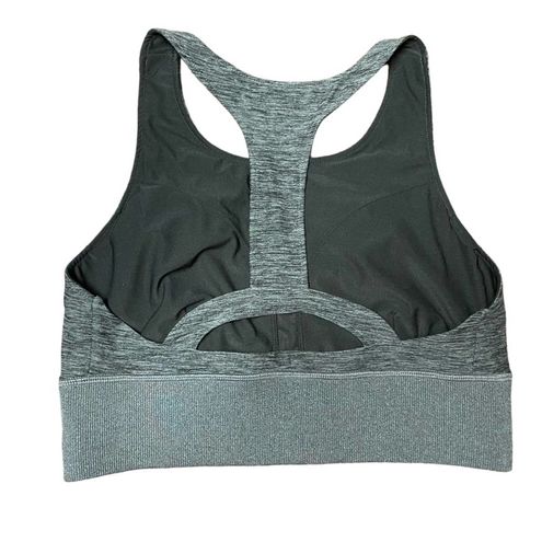 Avia Black and Gray Wireless Racerback Sports Bra Size L (12/14