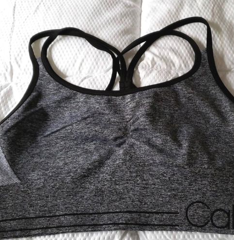 Calvin Klein NWOT Performance Sports Bra Size Large Gray - $28