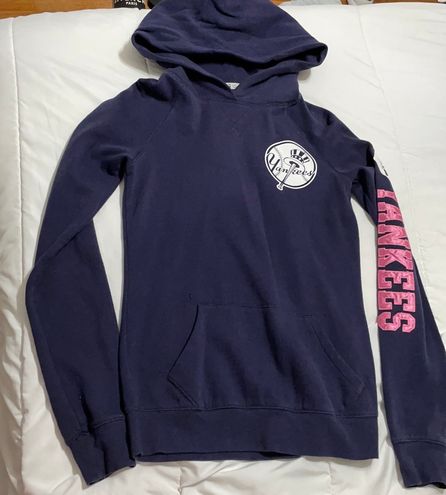 PINK NY Yankees Hoodie  Victoria secret hoodies, Fashion, Hoodies