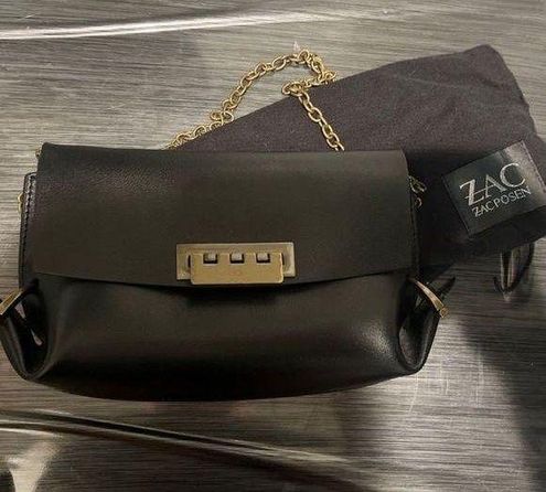 Zac Zac Posen Brown Leather Crossbody Bag