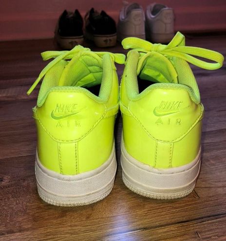 Nike Neon Yellow Air Force 1 Size 7 - $35 (65% Off Retail) - From