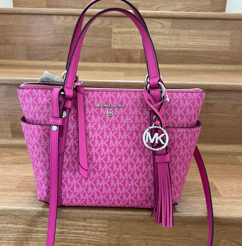 Michael Kors Sullivan Small Convertible Top Zip Tote In Cerise Silver -  $208 (19% Off Retail) New With Tags - From Zina