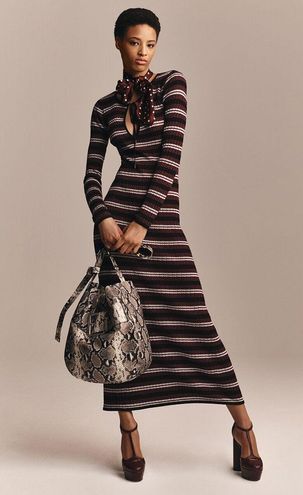 Zendaya, Dresses, Zendaya Tommy Hilfiger 2 Monogram Long Sleeve Sweater  Dress Turtleneck Academia