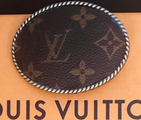 Upcycled repurposed Louis Vuitton belt buckle – slashKnots