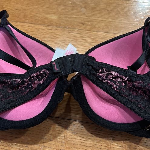 PINK - Victoria's Secret Victoria secret PINK 32C lace bra good condition  Black Size undefined - $15 - From Kay