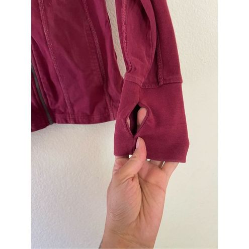 Kuhl Women's  Kember Full Zip Jacket Red Organic Cotton size small