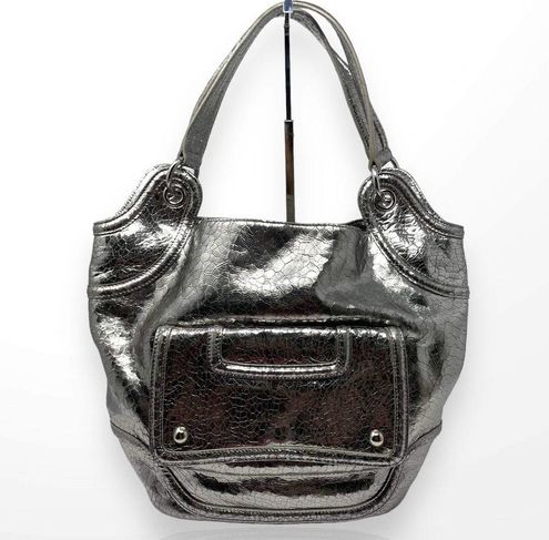 Steve Madden 00s STEVEN BY Vintage Silver Shoulder Bag - $86