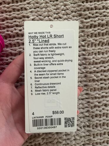 Lululemon Hotty Hot Short 2.5'' pow pink Size 4 - $100 New With Tags - From  Juhlia