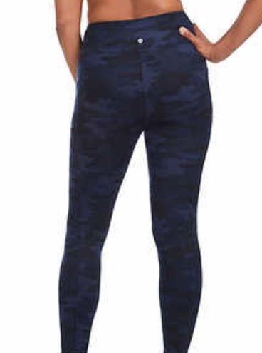 Danskin NEW Ladies' High Rise Brushed Legging Medium 8/10 Blue Camo - $20  New With Tags - From Mackooniebug