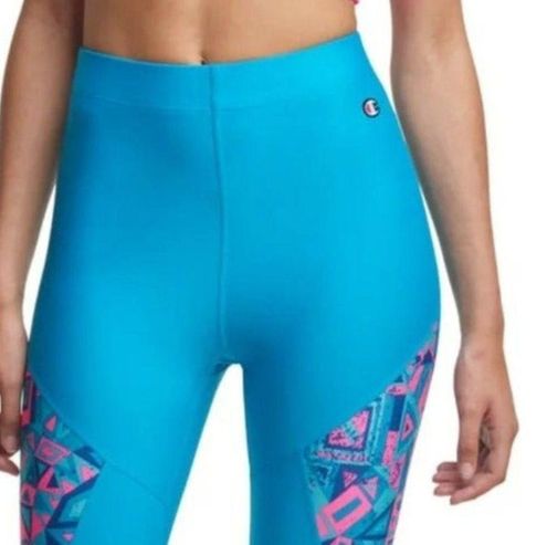 Champion medium retro mtv blue leggings - $36 - From Brittany