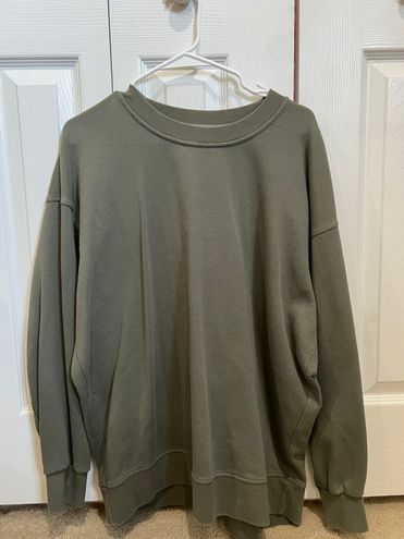 Lululemon Perfectly Oversized Crew Green Size 8 - $41 (62% Off Retail) -  From Emma