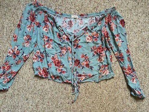 Target Rewind\u003c\u003c Of The Shoulder Floral 