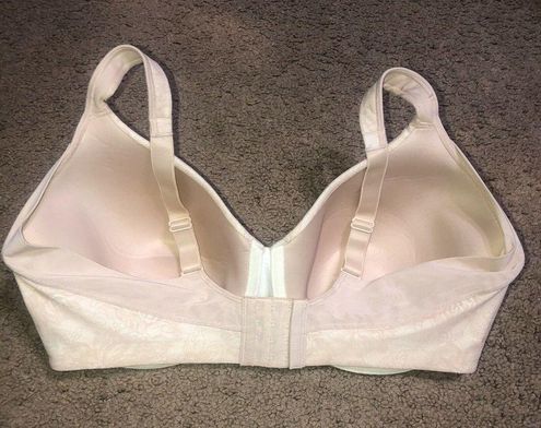 Bali Floral Lace Overlay One U Side Smoothing Underwire Bra Beige Nude 40DDD  White Size undefined - $25 - From Laura