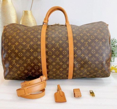 Louis Vuitton BEAUTIFUL ❤️Authentic Keepall 60 Bandouliere w/ strap  Monogram - $1191 - From Uta