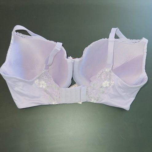 Victoria's Secret Purple Lace Body by Victoria Lined Denim Bra size 34DDD -  $17 - From Autumn