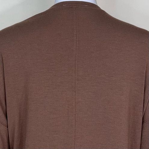 Zenana Outfitters Brown Crewneck Top 2X - $13 - From A Little