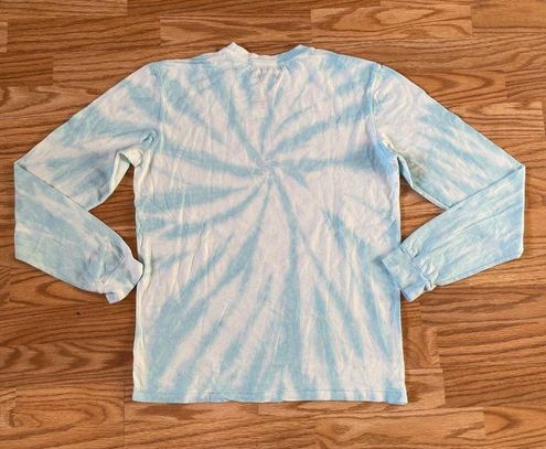 Amplifier Store Not Your Baby Blue Tie Dye Long Sleeve T-Shirt M