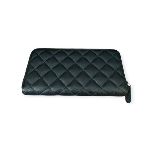 Chanel Caviar Quilted Large Zip Around Wallet, New - $1230 - From