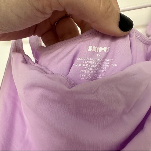 SKIMS Rare Fits Everybody Square Neck Bodysuit Sugar Plum 2X BNWT - $76 New  With Tags - From Alyssa